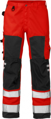 Augstas redzamības darba bikses Fristads Hi-Vis 2026 PLU, klase 2 ar CORDURA® pastiprinājumiem 100975