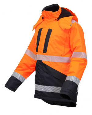 КУРТКА ВЫСОКОЙ ВИДИМОСТИ OXFORD FB-8965 HI-VIS оранжевый/синий