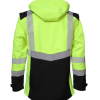 AUGSTAS REDZAMĪBAS SOFTSHELL JAKA TRANSFORMER AR NOŅEMAMĀM PIEDURKNĒM, HI-VIS, BoSafety
