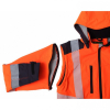 AUGSTAS REDZAMĪBAS SOFTSHELL JAKA TRANSFORMER AR NOŅEMAMĀM PIEDURKNĒM, HI-VIS, BoSafety