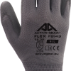 Active FLEX F8150 Seamless Polyester Work Gloves with Grey PU Coating
