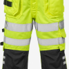 Augstas kvalitātes bikses  3/4 Hi-Vis 2027 PLU Fristads 100976-196, dzeltenas