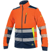 Augstas redzamības Softshell jaka CXS BENSON – ūdensizturīga, EN ISO 20471 (S–4XL)