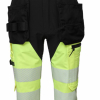 Augstas redzamības darba bikses 3/4 MASHUP AR ELASTĪGĀM DETAĻĀM BoSafety