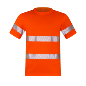 SHINE HI-VIS Orange High Visibility T-Shirt Class 2, 100% Polyester