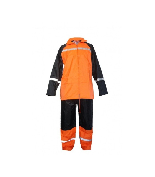 Augstas redzamības lietuskomplēkts (jaka+bikses) RW-5073