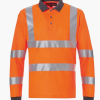 Augstas redzamības pretērču Polo krekls ar garām piedurknēm SAFETYLINE 117.003.