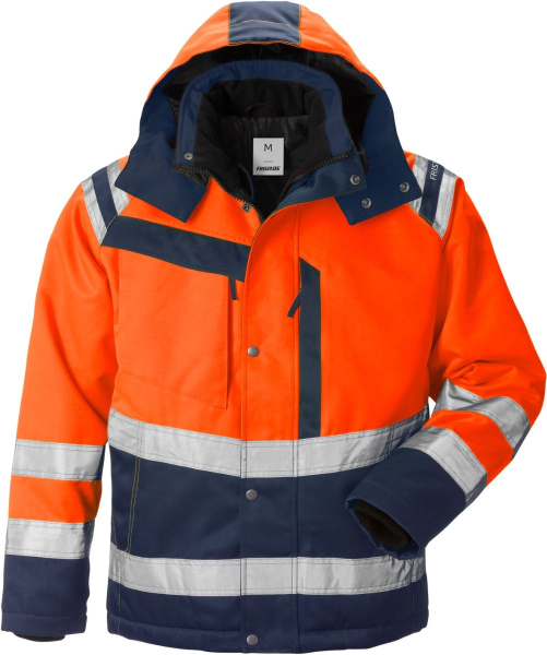 Augstas redzamības siltā garā Hi-Vis darba jaka FRISTADS 4043PP 119630