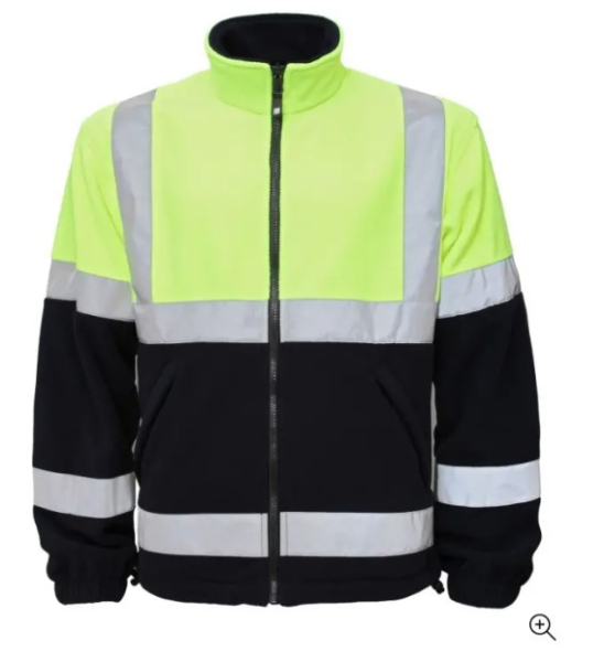 BoSafety Hi-Vis Class 2 flīsa džemperis Fleece