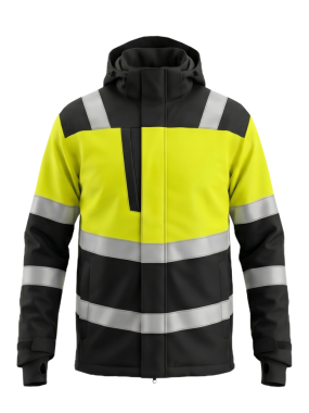 BoSafety LIMA PLUS 3in1 Hi-Vis ziemas darba jaka ar izņemamu vesti – 1. klase