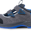 COMO MF ESD S1PS SR drošības sandales pelēkas/zilas – vieglas, elpojošas, bez metāla