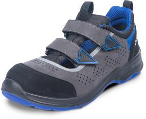 COMO MF ESD S1PS SR защитные сандалии серо-синие – лёгкие, дышащие, без металла