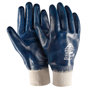 Cimdi trikotāžas nitrila pārklājumu, pastiprinātu auduma manšeti GRIP S3560 Active Gear