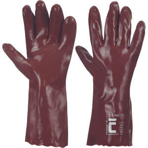 FULIGULA PVC piedurkņu cimdi 35 cm, pilnībā pārklāti 01100125