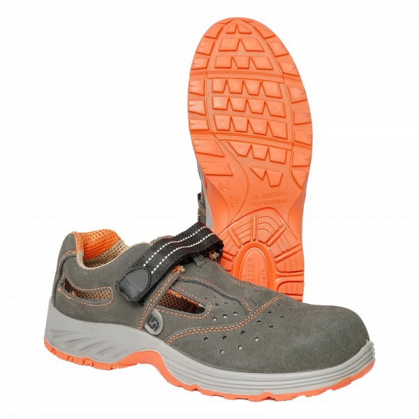 Zamšādas sandales GDS107 Orange S1