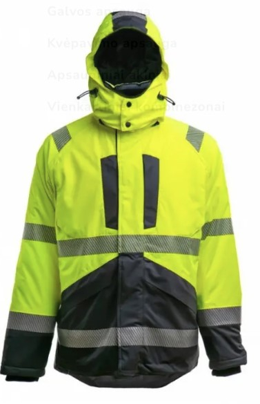 High Visibility Winter Jacket NEW MONTREAL with Detachable Lining (BoSafety)