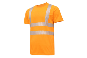JURAL II High-Visibility T-Shirt Orange HT5K953-XL | Polycotton Workwear EN ISO 20471 Class 2