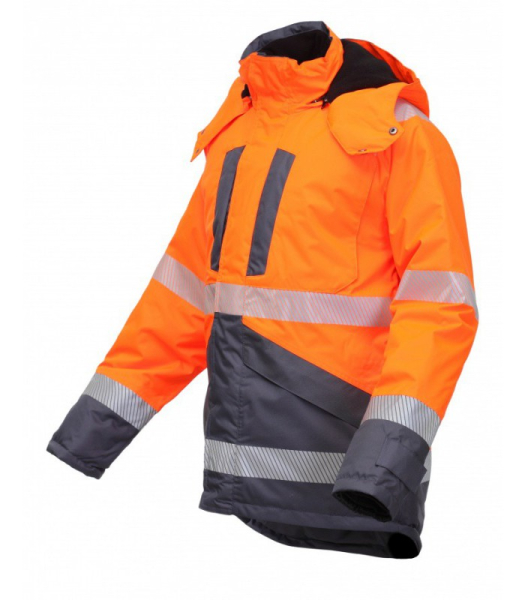 КУРТКА ВЫСОКОЙ ВИДИМОСТИ OXFORD FB-8965 HI-VIS оранжевый/синий