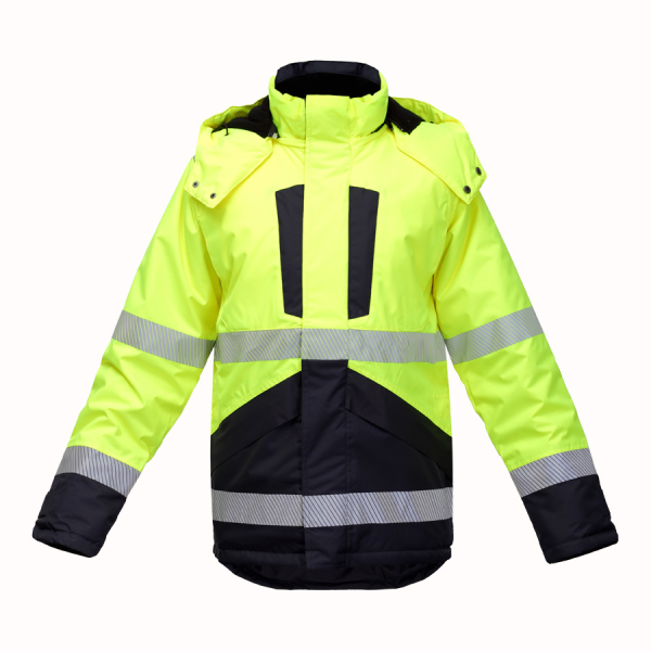 КУРТКА ВЫСОКОЙ ВИДИМОСТИ OXFORD FB-8966 HI-VIS ЖЕЛТЫЙ/СИНИЙ