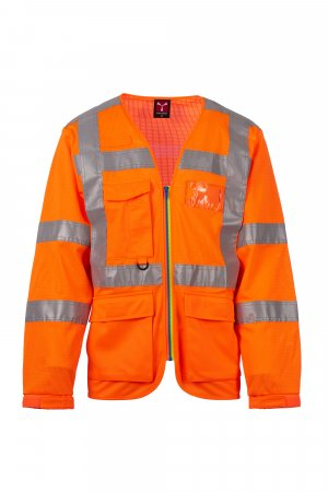 LONG EXO MESH S00861-P058 – Светоотражающий жилет с длинными рукавами