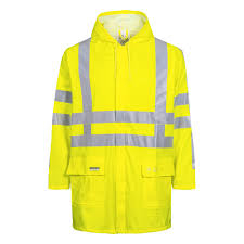 High-Visibility Waterproof Jacket Lyngsøe LR55