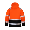 LUMI HI-VIS Winter High Visibility Jacket Class 2, 300D Oxford Waterproof Work Jacket