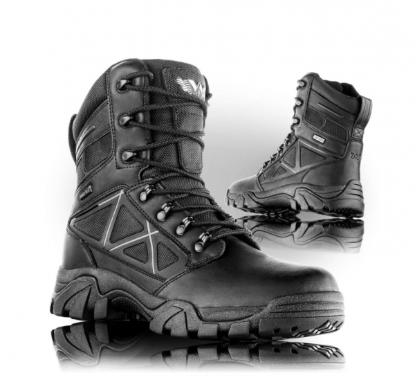  Leather lace-up boots 6580-O2 BLACKBURN, size 46