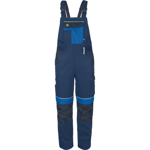 MAX ECO STRETCH Work Bib Pants with Elastic Waist and Reflective Elements