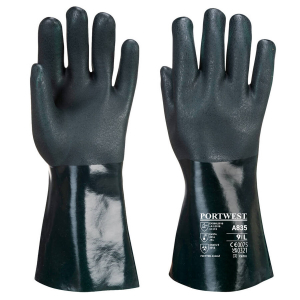PVC ķīmiski izturīgi cimdi Portwest A835 35 cm