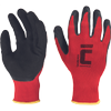 SALANGANA Seamless Polyester Work Gloves with Latex Coating