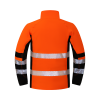 SHINE HI-VIS Orange High Visibility Jacket, Stretch COTTONSTRETCH, Class 2