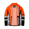 SHINE HI-VIS Orange High Visibility Jacket, Stretch COTTONSTRETCH, Class 2