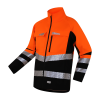 SHINE HI-VIS Orange High Visibility Jacket, Stretch COTTONSTRETCH, Class 2