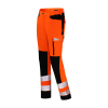 SHINE HI-VIS Orange Work Trousers with COTTONSTRETCH Fabric and CORDURA® Reinforcements