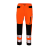SHINE HI-VIS Orange Work Trousers with COTTONSTRETCH Fabric and CORDURA® Reinforcements