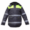 Warm, high-visibility work jacket with reflective elements WJ-8925/WJ-8926