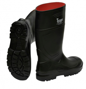 Siltināti PVC zābaki 35330, melni, S5, 46. izmērs 