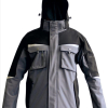 Softshell jacket Allyn with hood Grey/Black