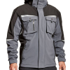 Softshell jacket Allyn with hood Grey/Black