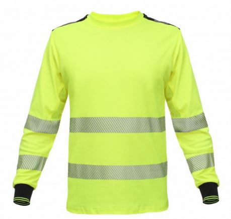 T-KREKLS AR GARĀM PIEDURKNĒM HI-VIS TS-S271 BOSAFETY