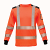  Augstas redzamības T-krekls ar garām piedurknēm RICOlong (TS-RICOLONG-C2) Hi-Vis