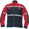 Tayra Men’s Work Jacket Red with Reflective Elements and Adjustable Waist 