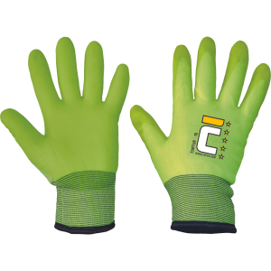 Зимние рабочие перчатки TURTUR с ПВХ покрытием, водоотталкивающие и утеплённые