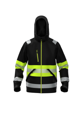 Darba Softshell jaka VALENCIA (JK-VALENCIA-C1) ar segmentētu atstarojošo lenti, 1. klase