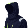 Warm high visibility work jacket HV black/dz WJ-Galaxy-C1-0204