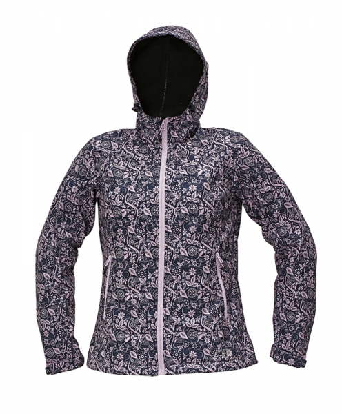 Sieviešu Softshell jaka Yowie Printed, violeta
