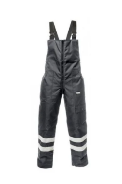 Winter Work Bib Overalls WB CANVAS 1100 Baltic Line, Grey, Size XL