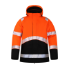 Зимняя сигнальная куртка LUMI HI-VIS класс 2, 300D OXFORD, водонепроницаемая