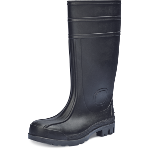 Защитные сапоги BC Safety S5 SRA чёрные | Высокие PVC сапоги с металлическим носком