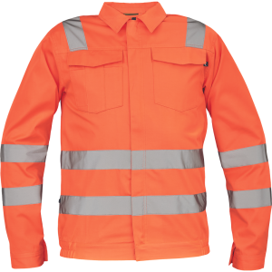 Куртка мужская сигнального цвета HV MALAGA
